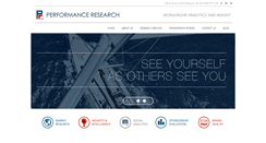 Desktop Screenshot of performanceresearch.com